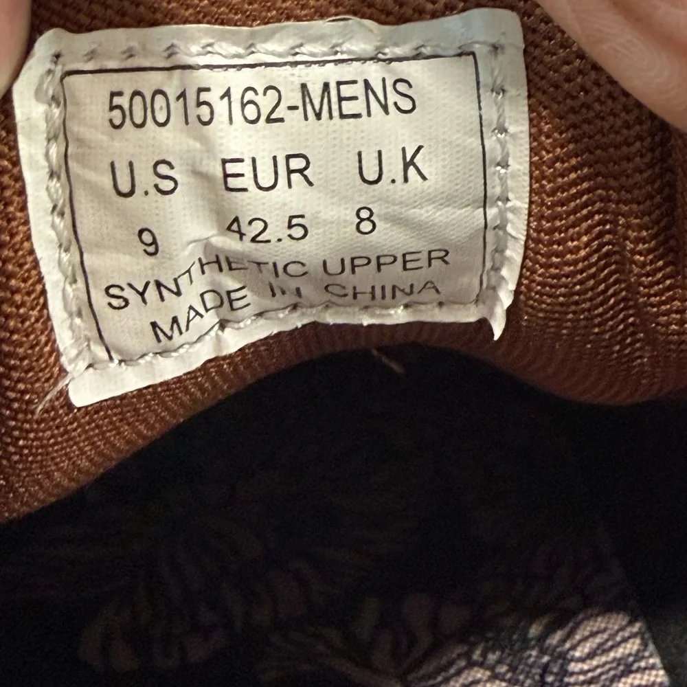 Levi's Men's Charter Brown and White Sneakers “NWOT”